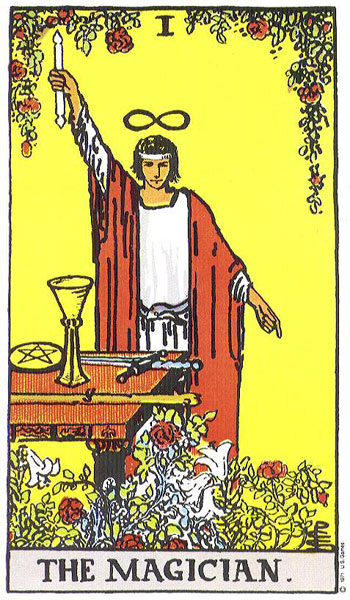 The Magician card