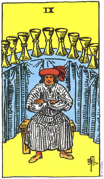 Nine of Cups card