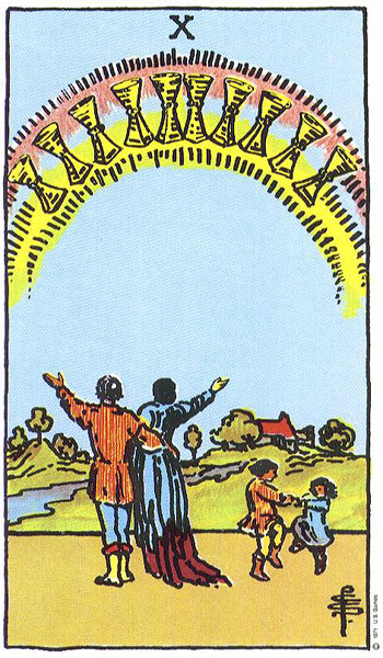 Ten of Cups card