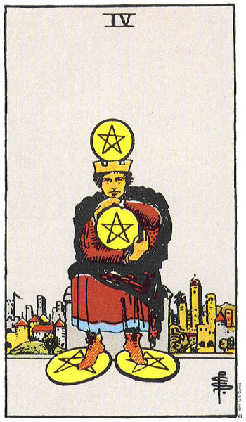 Four of Pentacles card