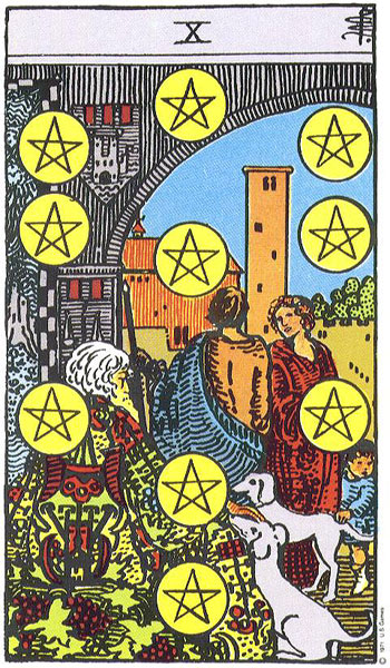 Ten of Pentacles card