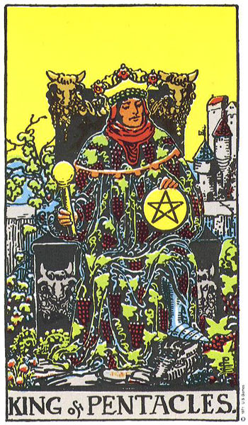 King of Pentacles card