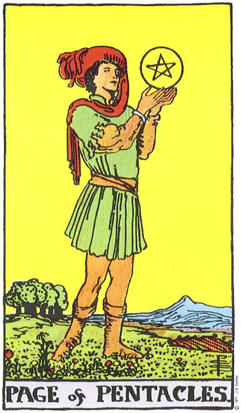 Page of Pentacles card