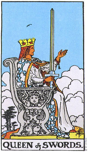 Queen of Swords card