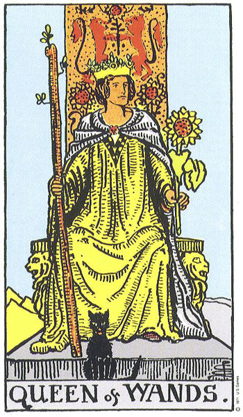Queen of Wands card